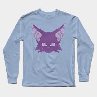 Anime bat art for goth emo furry Long Sleeve T-Shirt